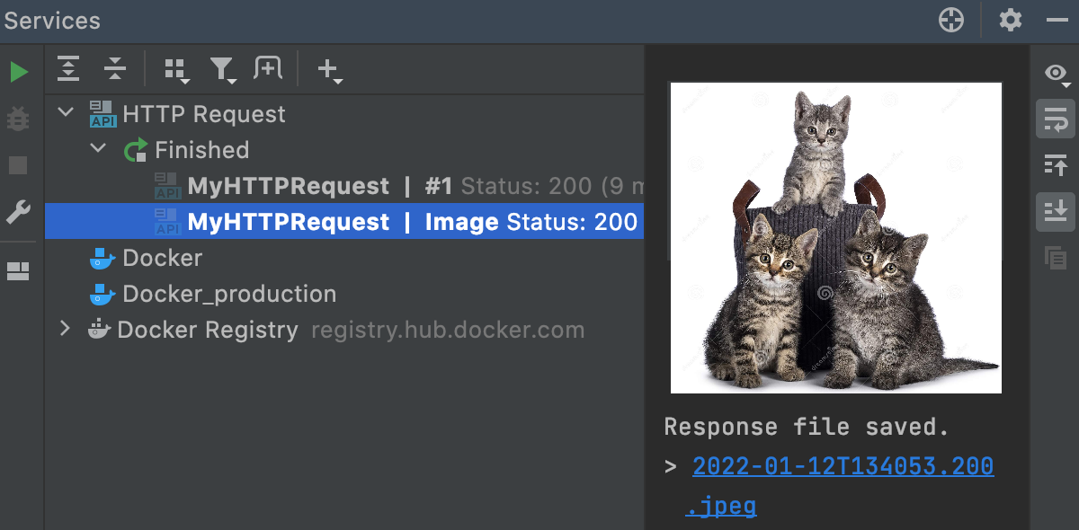 HTTP response with an image