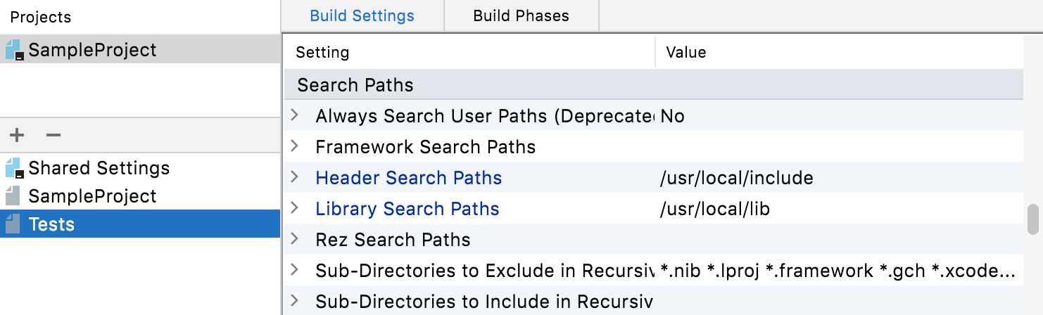 Set the Boost paths in Build Settings