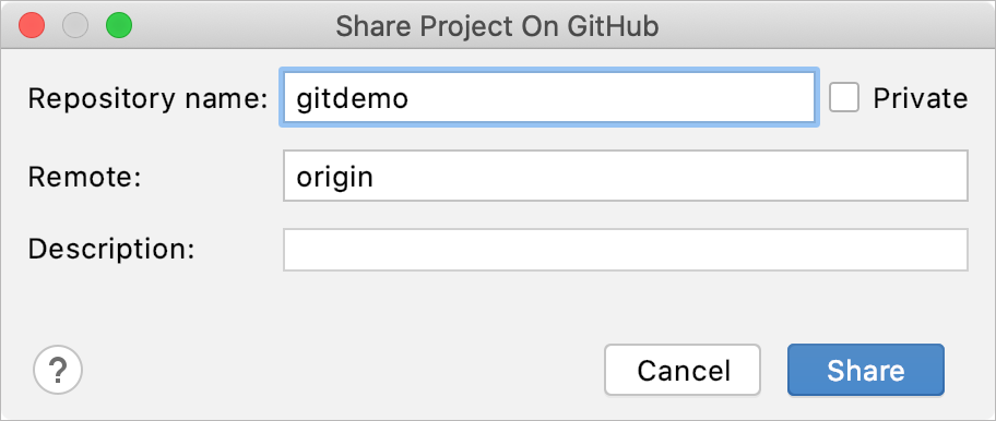 GitHub repository settings