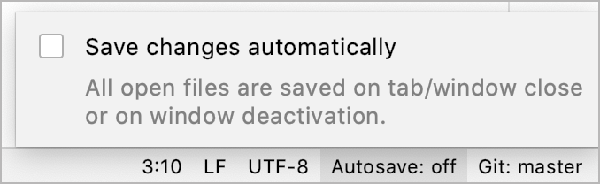 LightEdit mode: turn on autosave