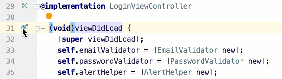 Navigating the code hierarchy