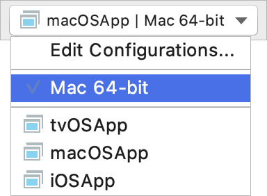 Running a macOS application