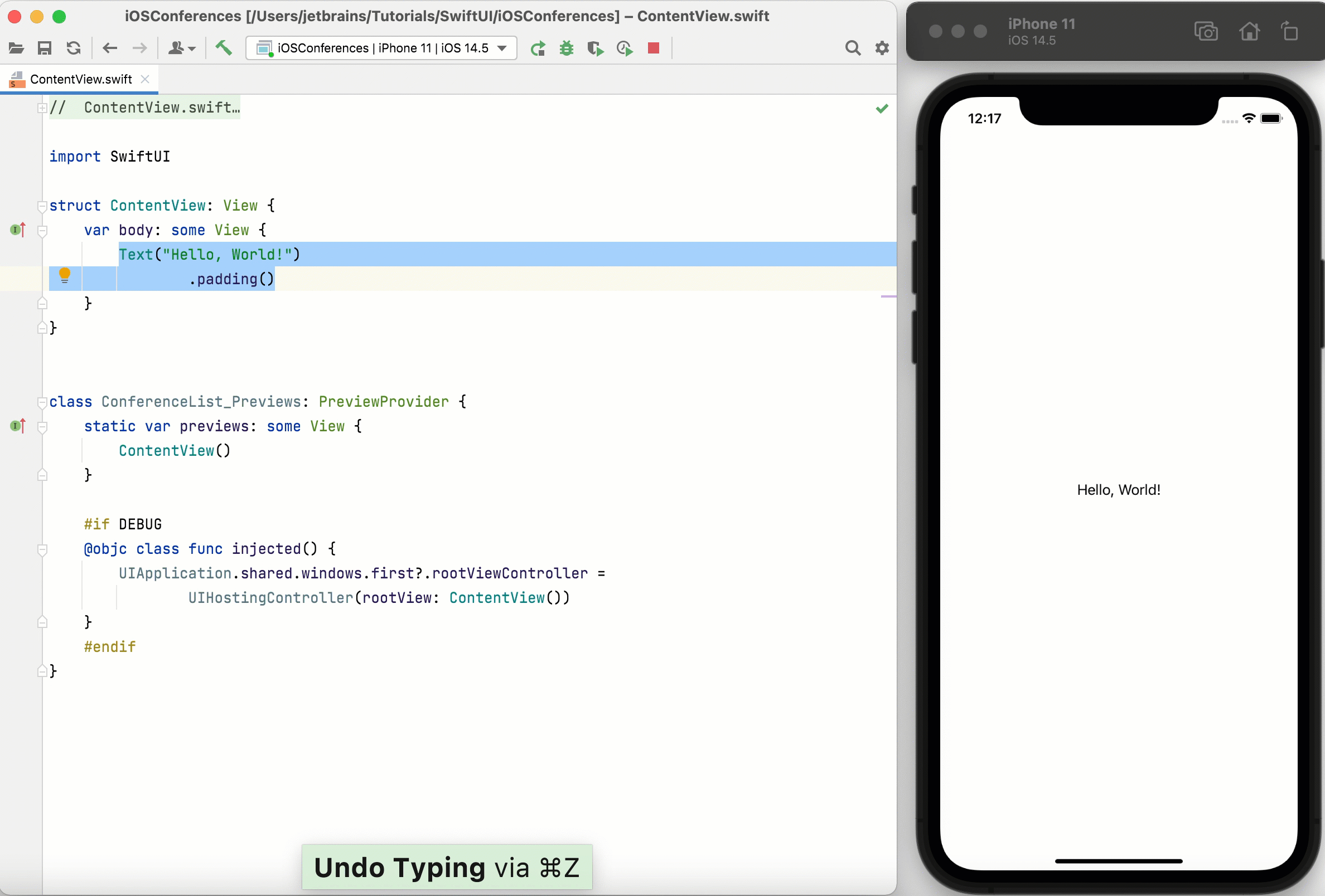 appcode swiftui