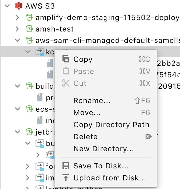 Context menu to preview the structure of servers in BDT window