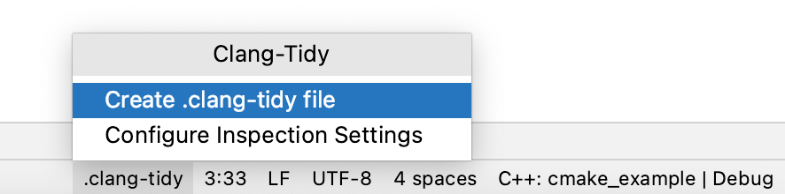 Clang Tidy Integration CLion Clang Tidy Integration CLion
