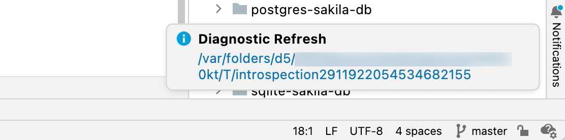 Introspection log file location
