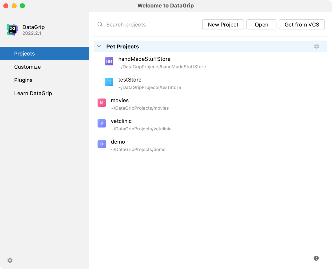 Welcome Screen options Welcome Screen options