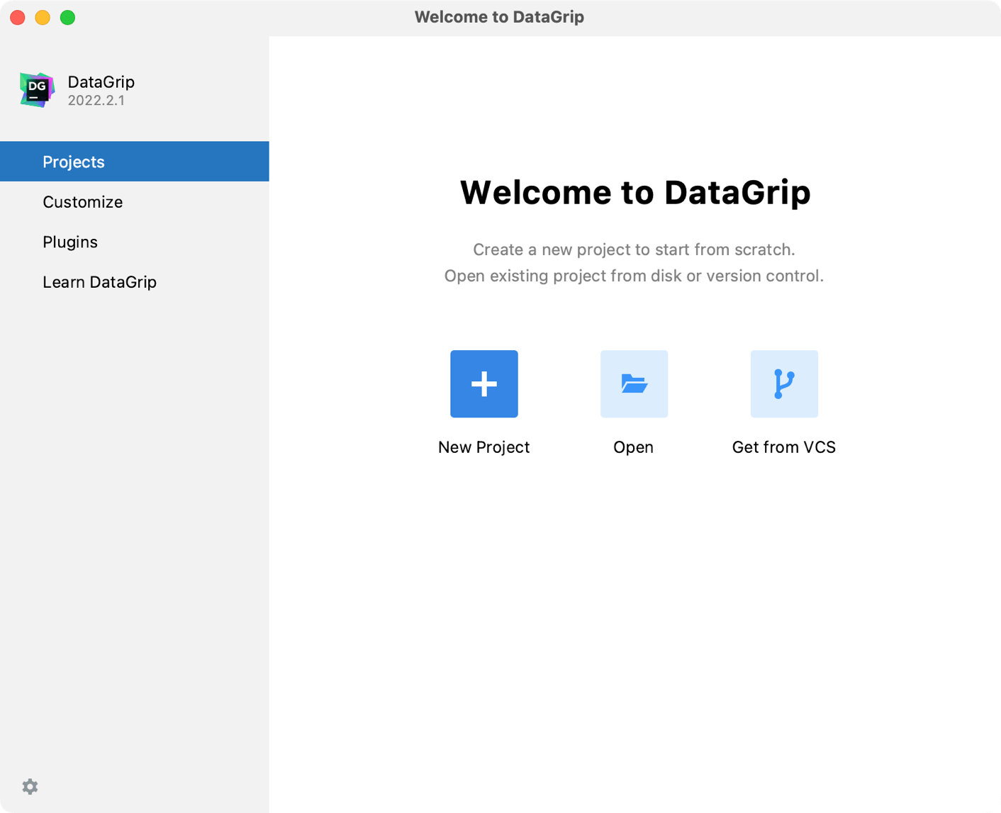 DataGrip project overview