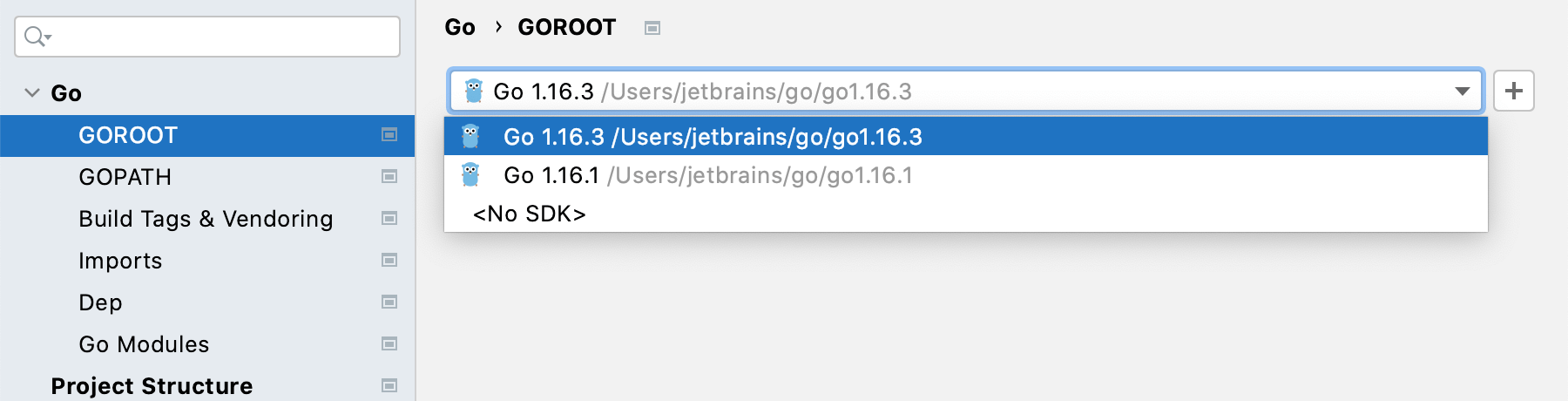 Configuring GOROOT