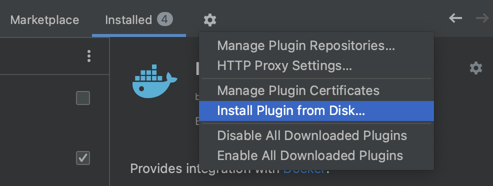 Install Plugin from Disk