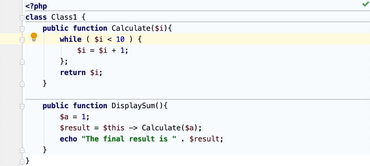 Extracting a parameter