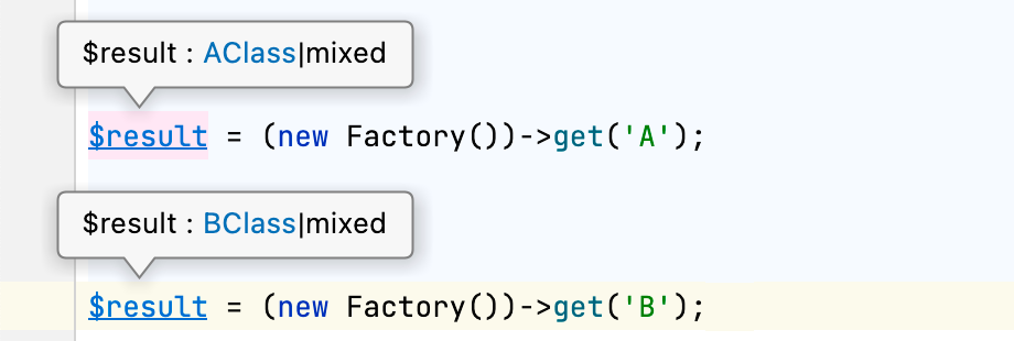 Method return type overridden via literal