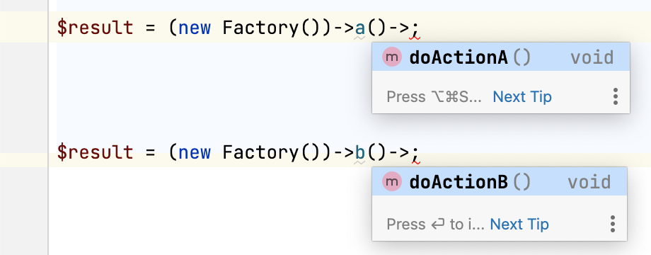 Method return type overridden via literal