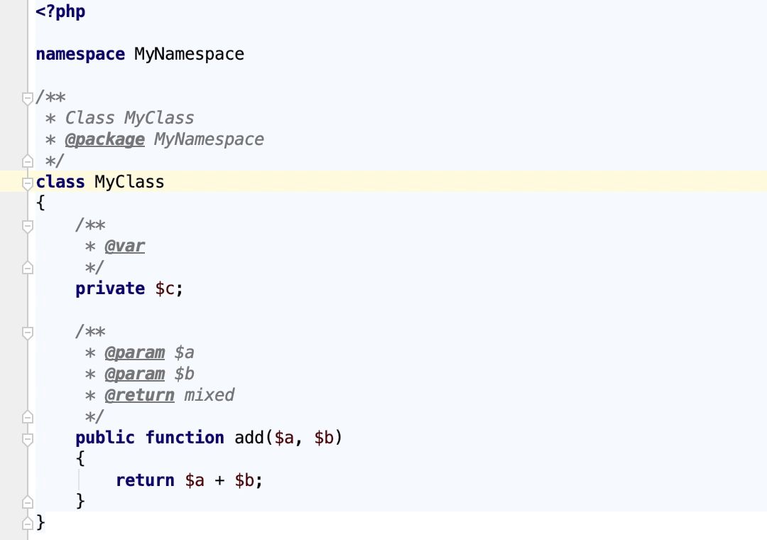 Return params. Комментарии в php. Php doc. Иметь phpdoc-блок. @Package phpdoc.