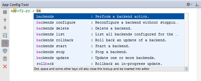 Py appcfg completion