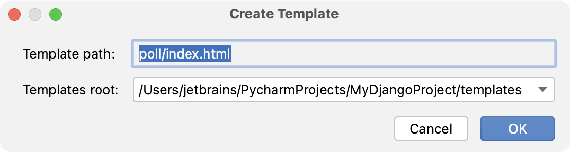 Creating the index.html file