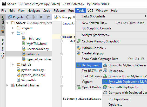 Deployment sync