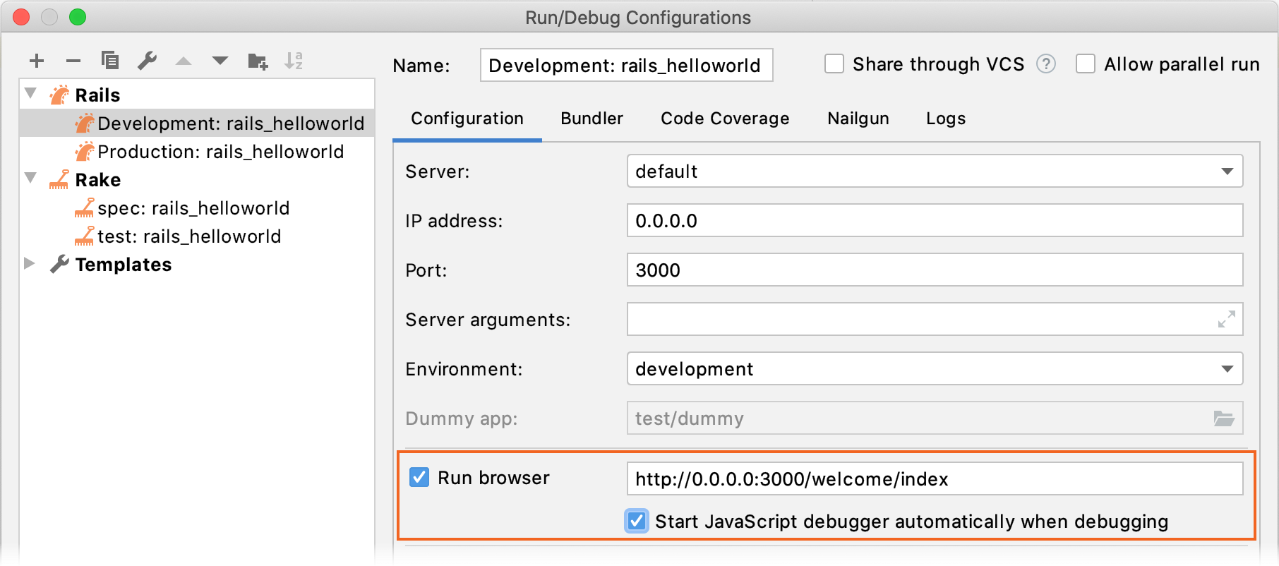 Enable JavaScript debugger in Rails