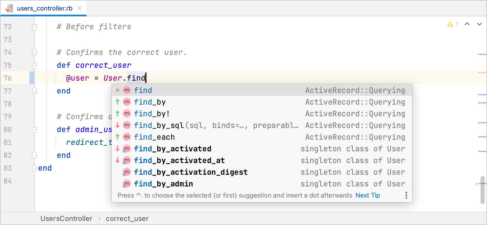 ML-assisted completion