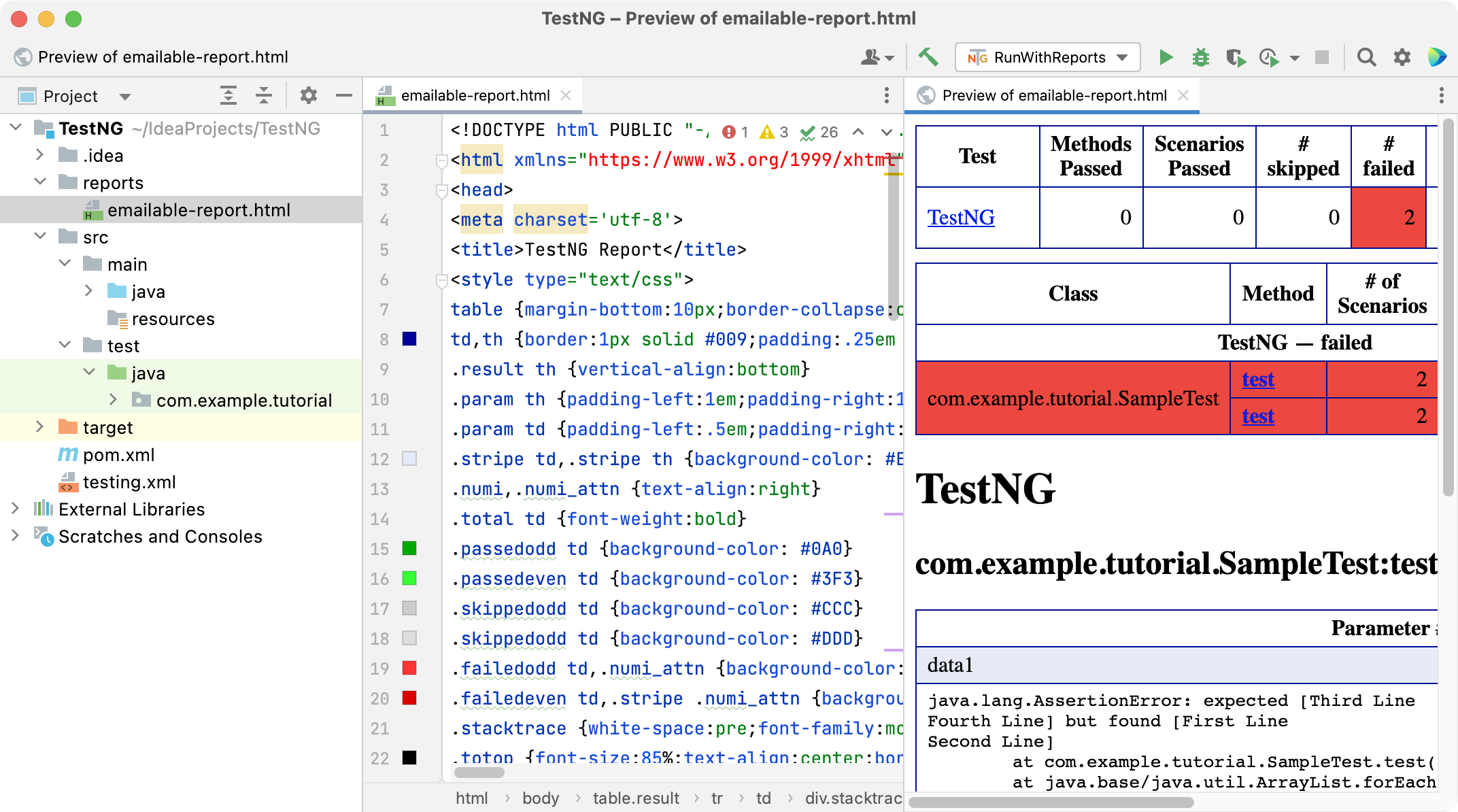 How To See Testng Report In Intellij