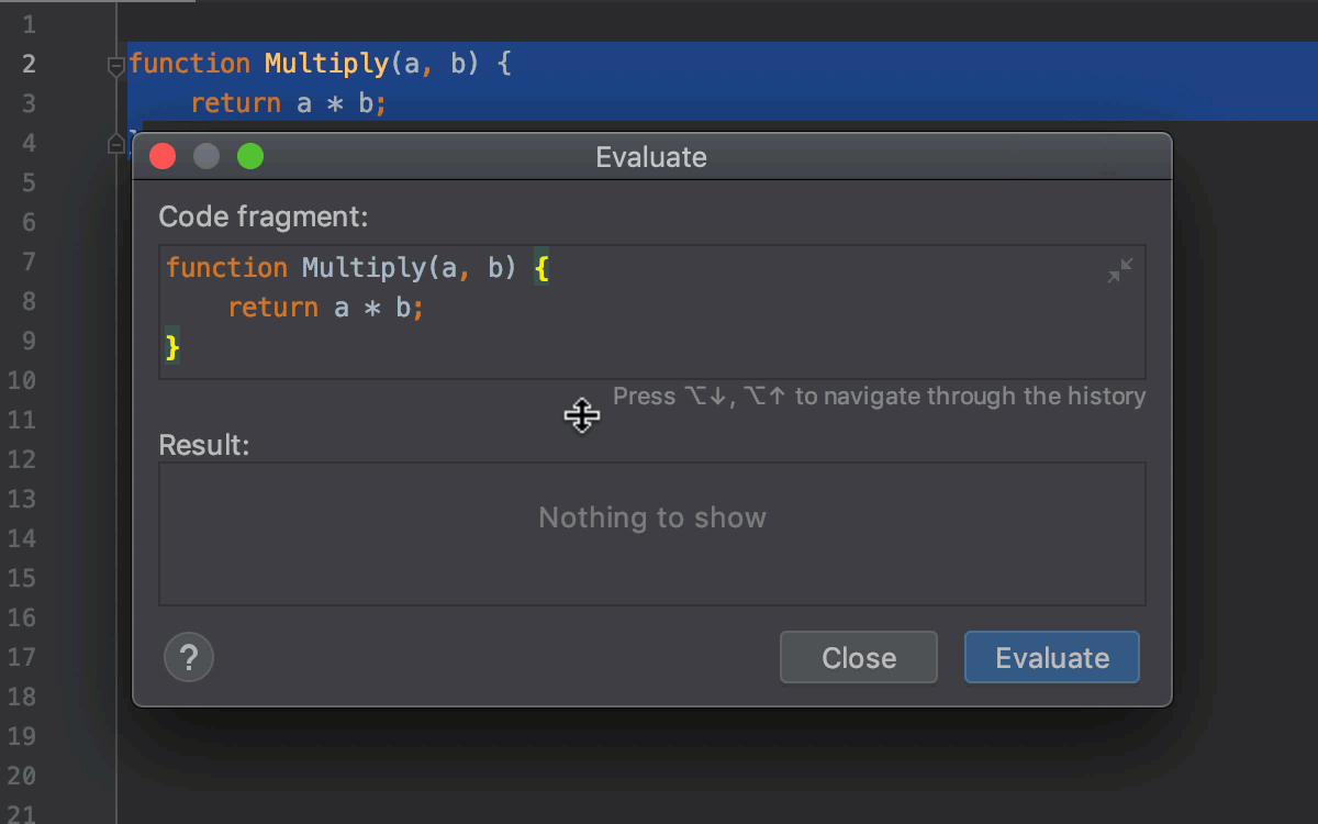 The expression is entered in the Code Fragment field: adjustung the field size