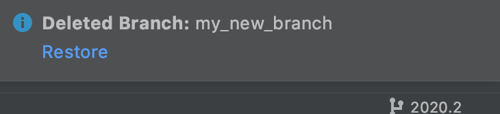 deleted branch notification