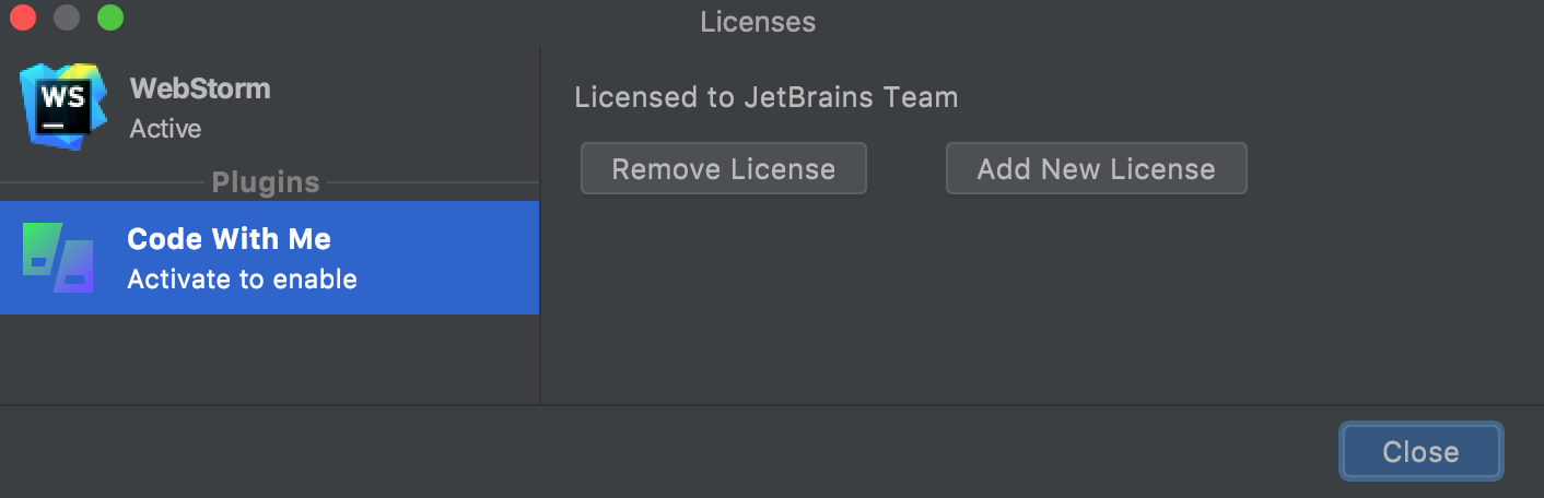 webstorm license