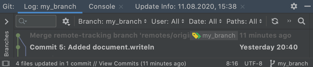 merge commit