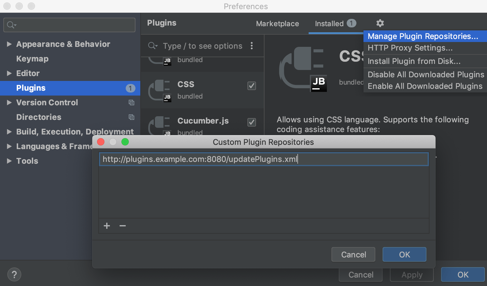 How to add a custom plugin repository