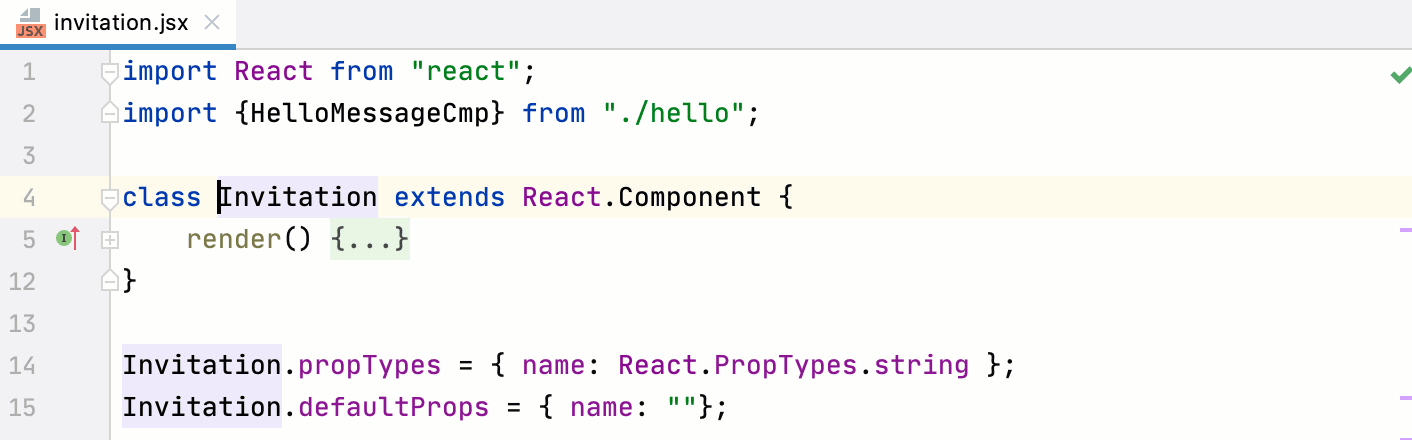 React | IntelliJ IDEA