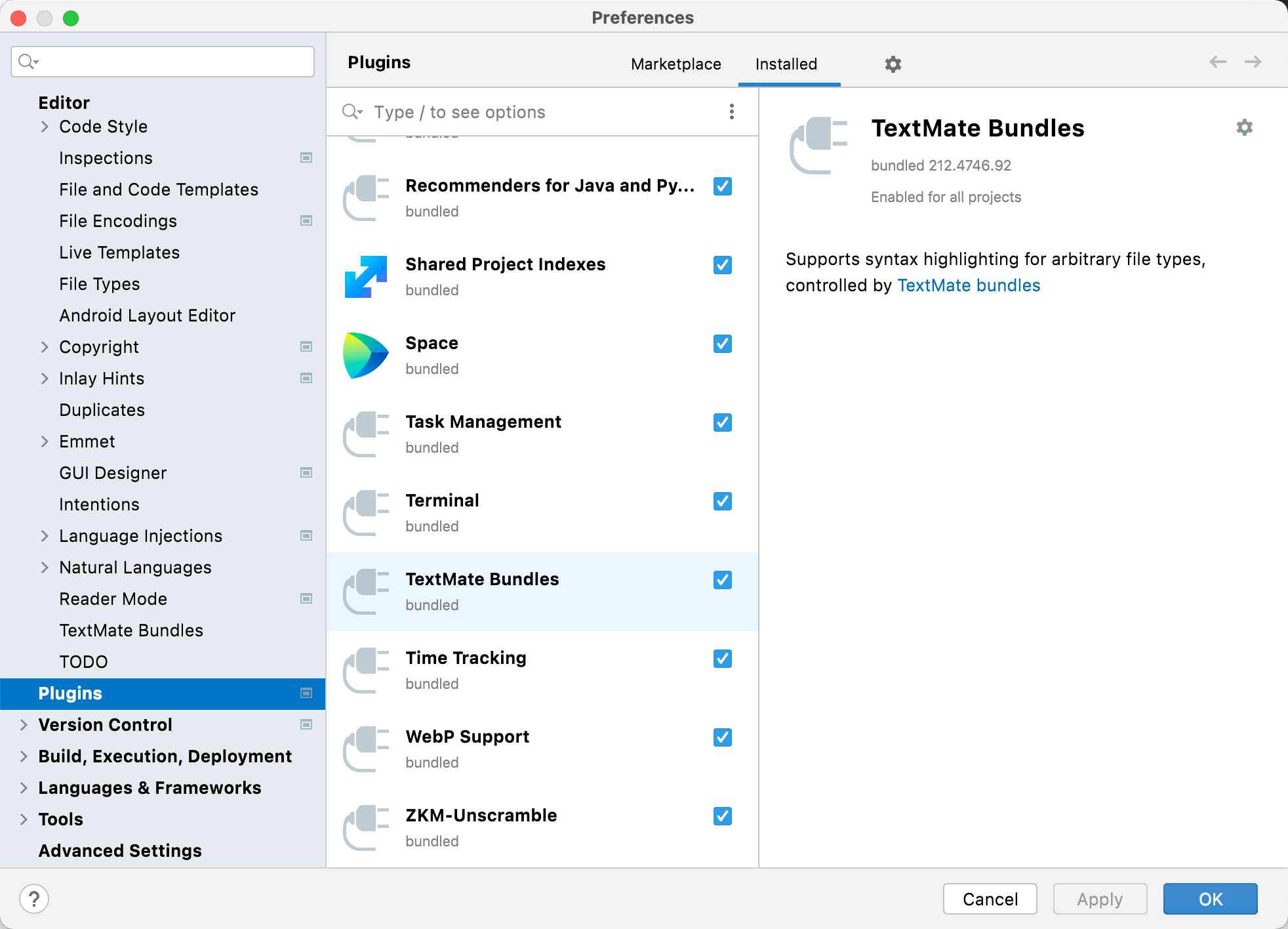 textmate student