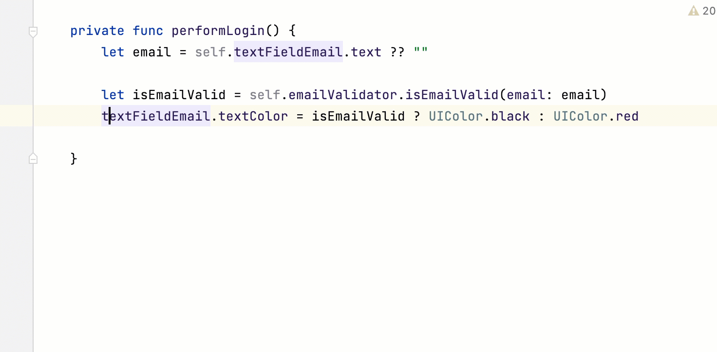 Extract closure AppCode Documentation