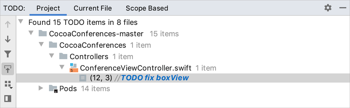Tool window Tool window