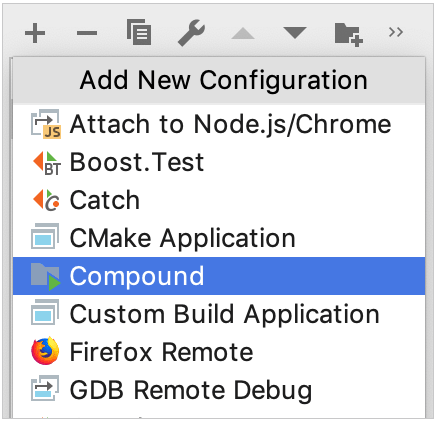 compound run/debug configuration