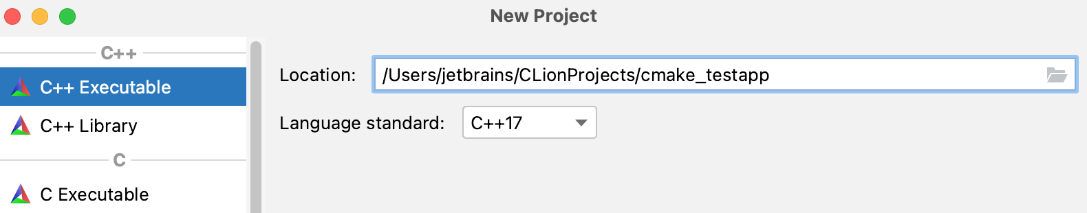 clion generate cmakelists.txt