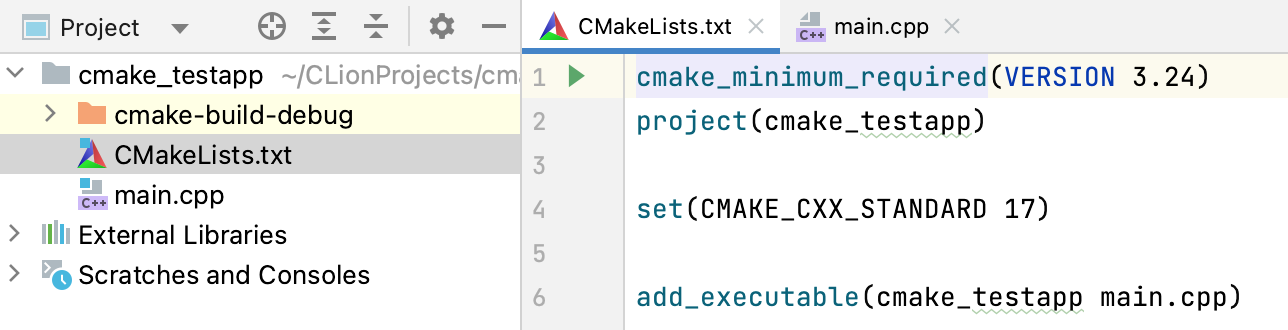 cmake add test example