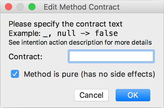 Contract annotation lib1