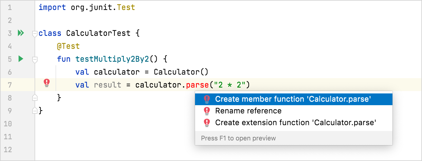 Creating a function