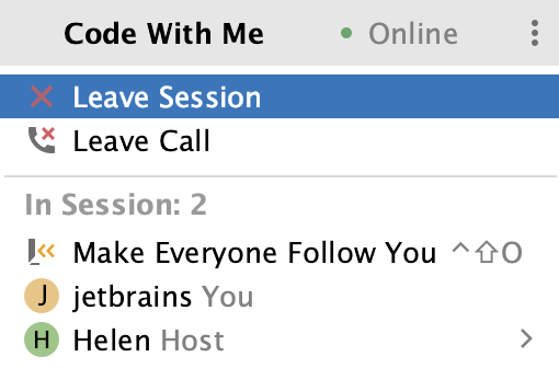 Leave Session