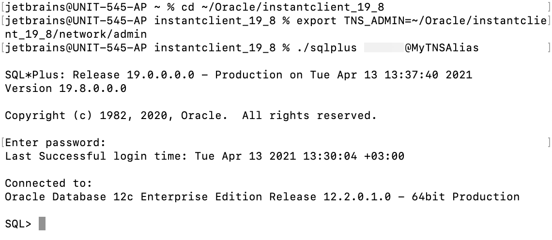 Configuring TNS files