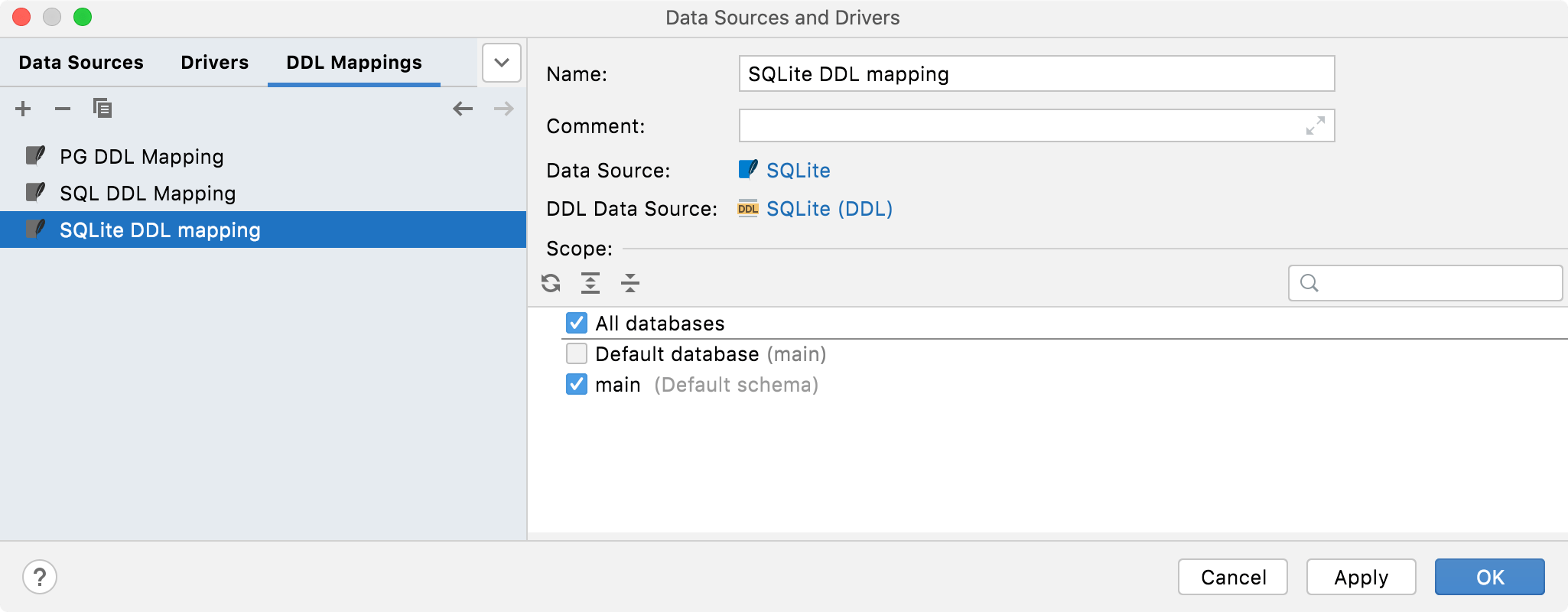 ddl-mappings-datagrip-documentation