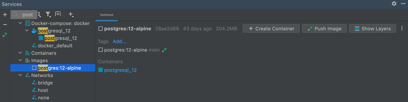 Docker | DataGrip Documentation