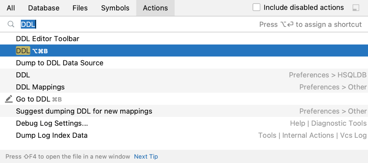 Go to a related symbol Go to a related symbol