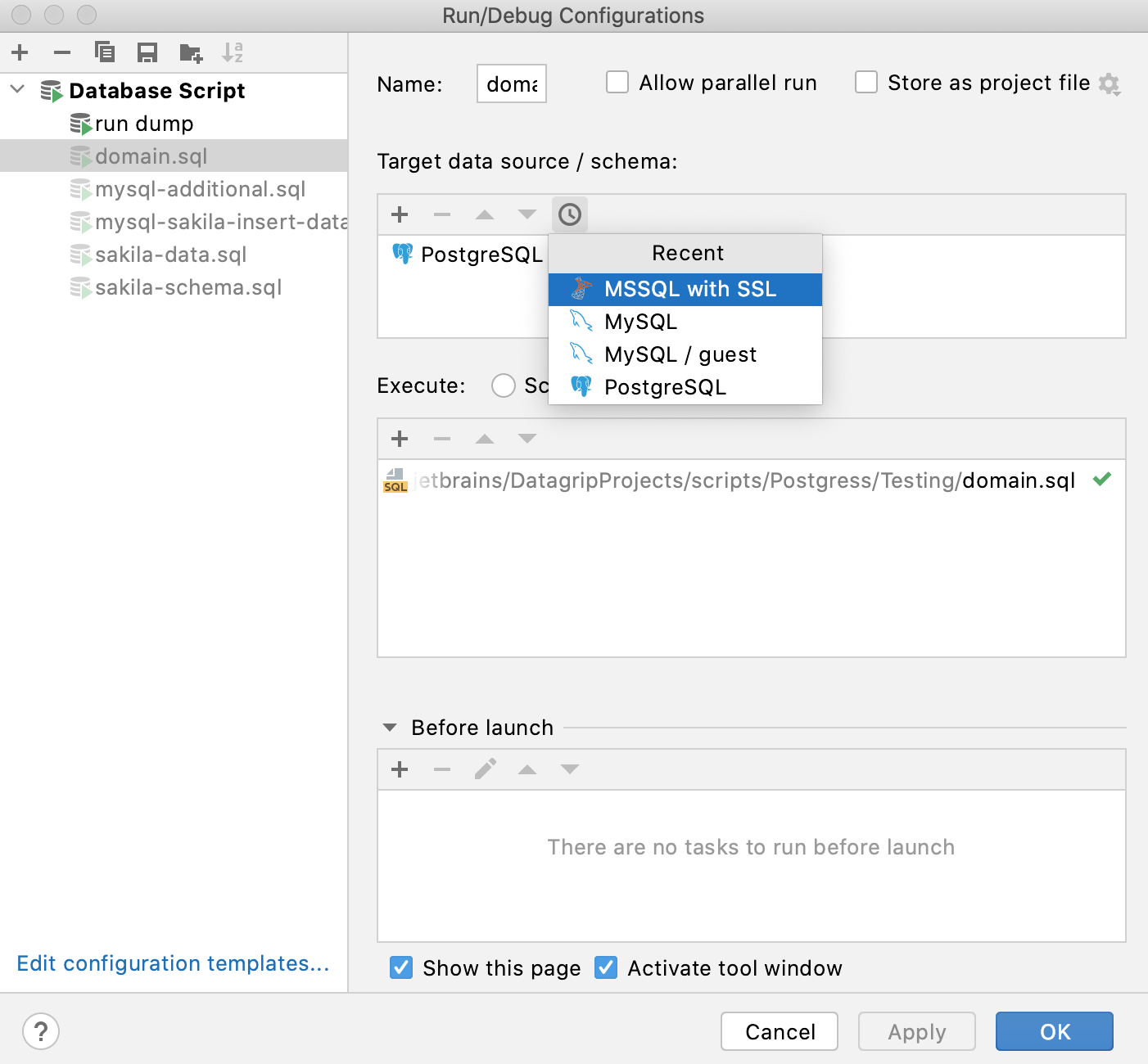 Run files by using run/debug configurations Run files by using run/debug configurations