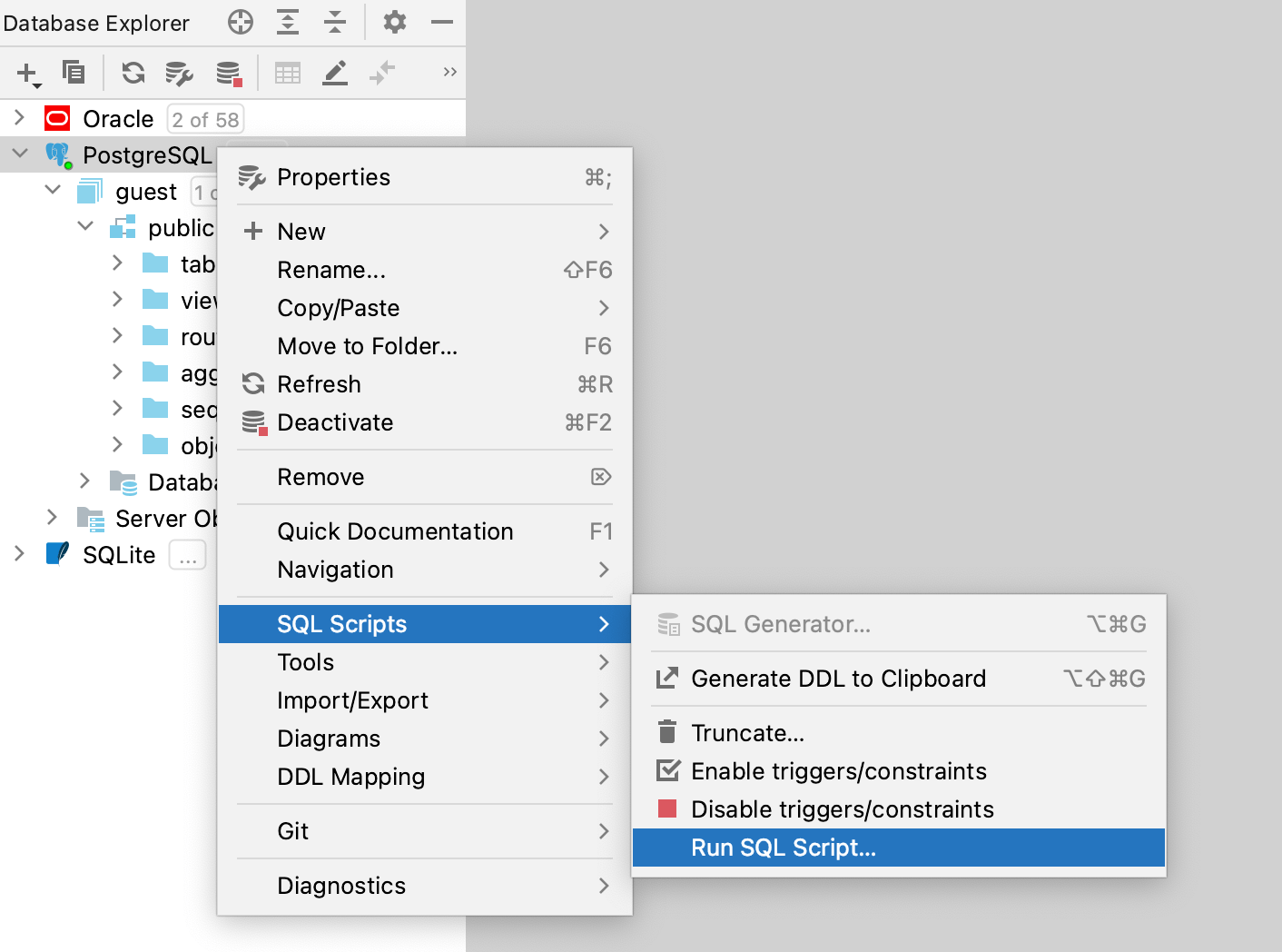 Run an SQL file