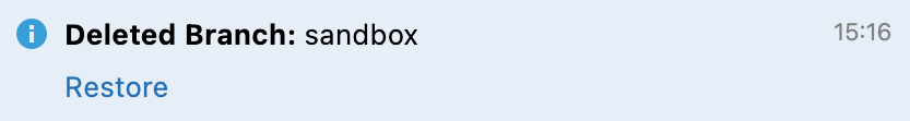 deleted branch notification
