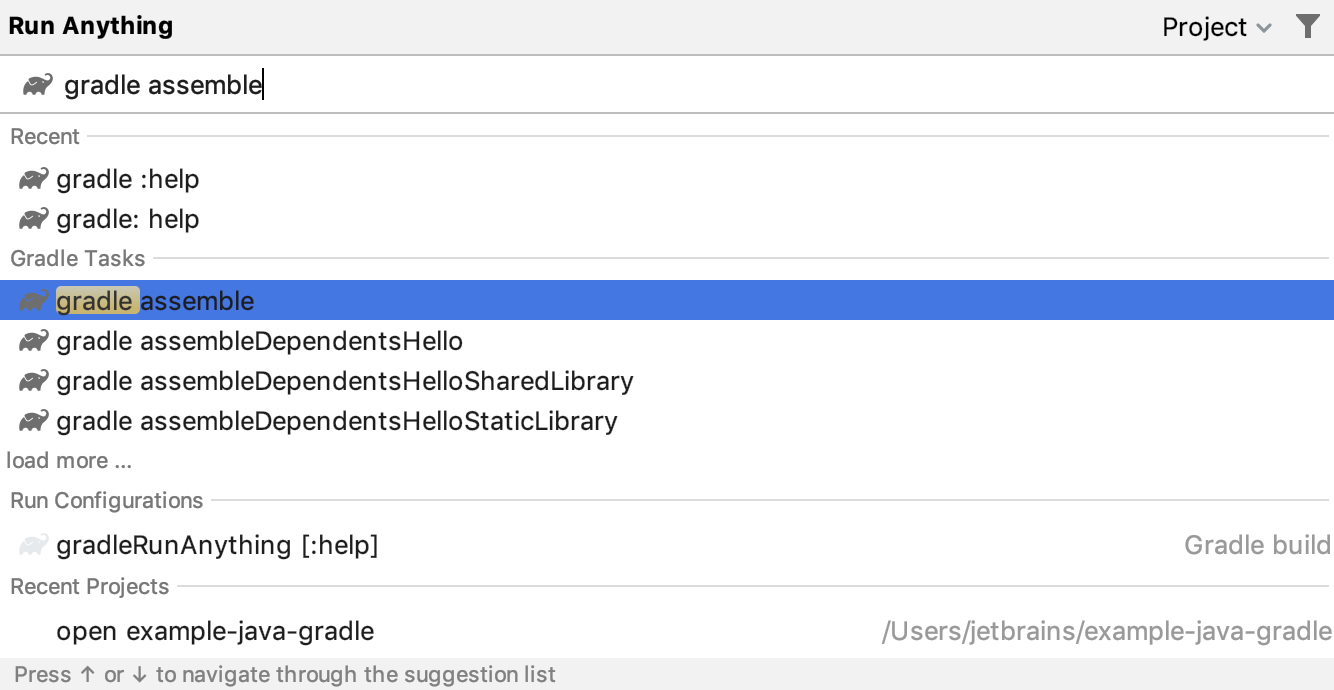 Gradle tasks | IntelliJ IDEA