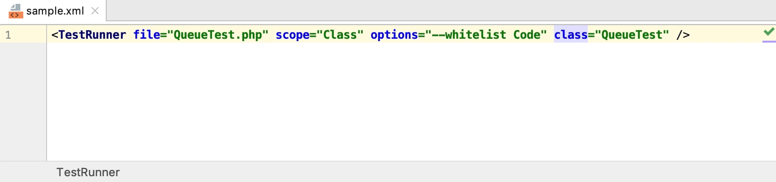 Move XML attribute left or right