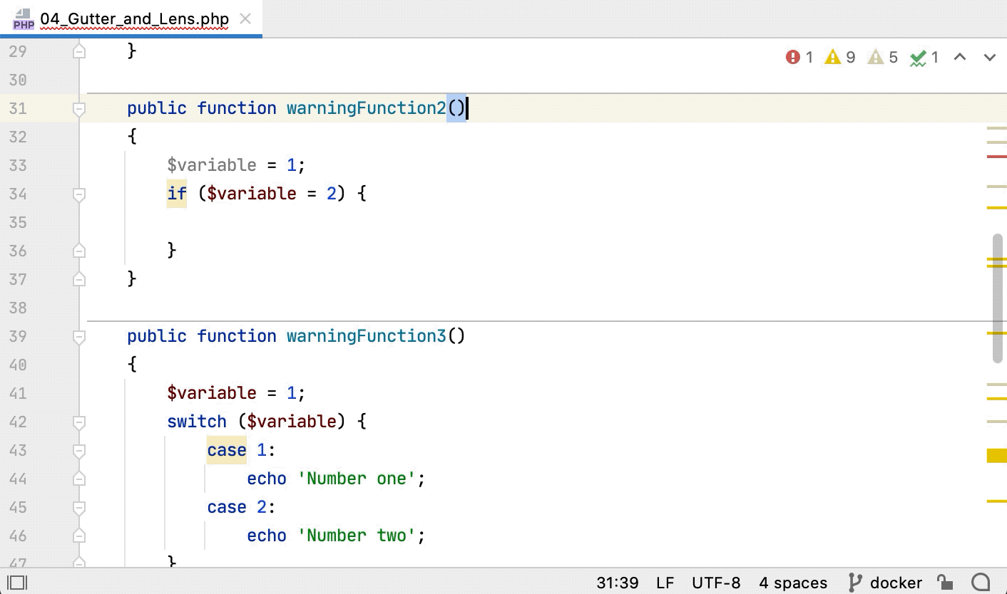 Run inspections | PhpStorm Documentation