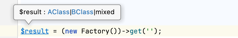 Method return type overridden via literal